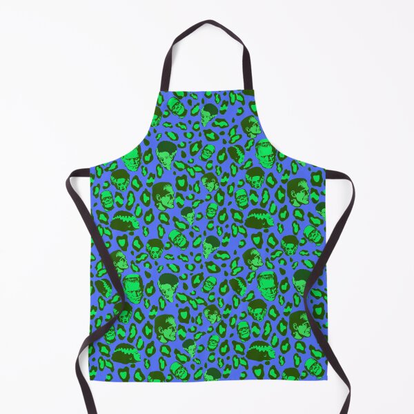 Item preview, Cheetah Print of the Frankensteins on Blue designed and sold by calypso-designs.
