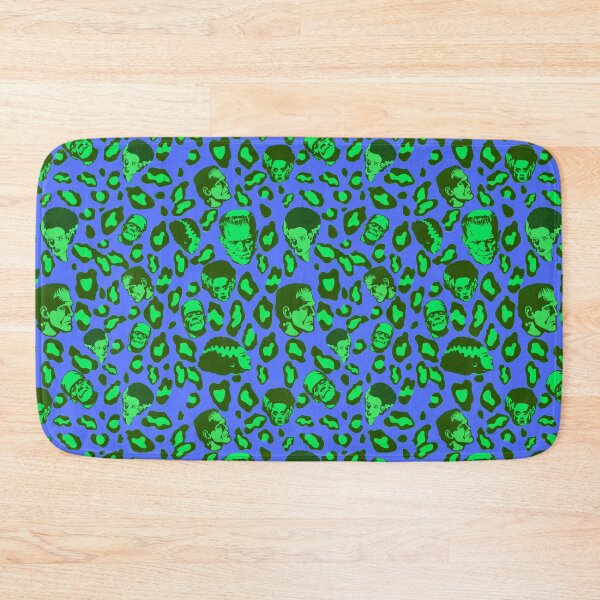 Item preview, Cheetah Print of the Frankensteins on Blue designed and sold by calypso-designs.