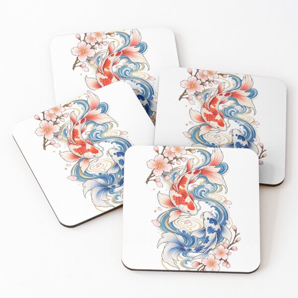 Item preview, Japanese Art Koi Minimal designed and sold by hana-tori-tsuki.