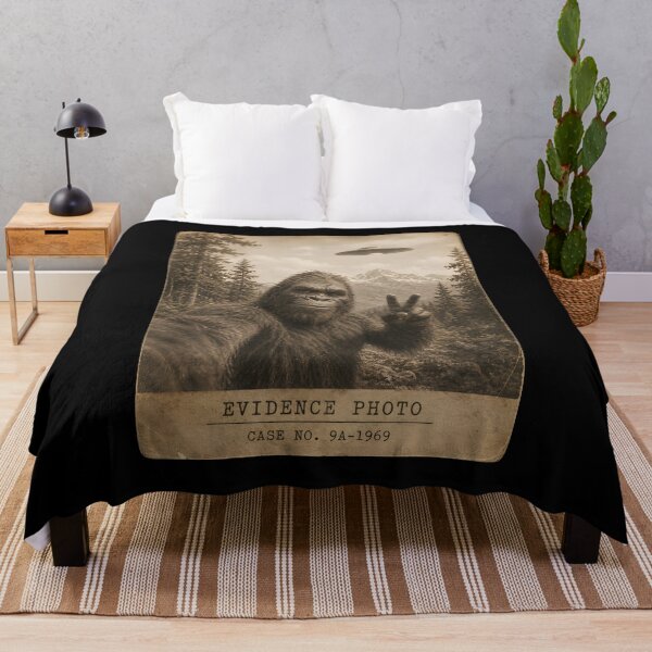 Item preview, Bigfoot Graphic Tee Alien UFO designed and sold by Animavera.
