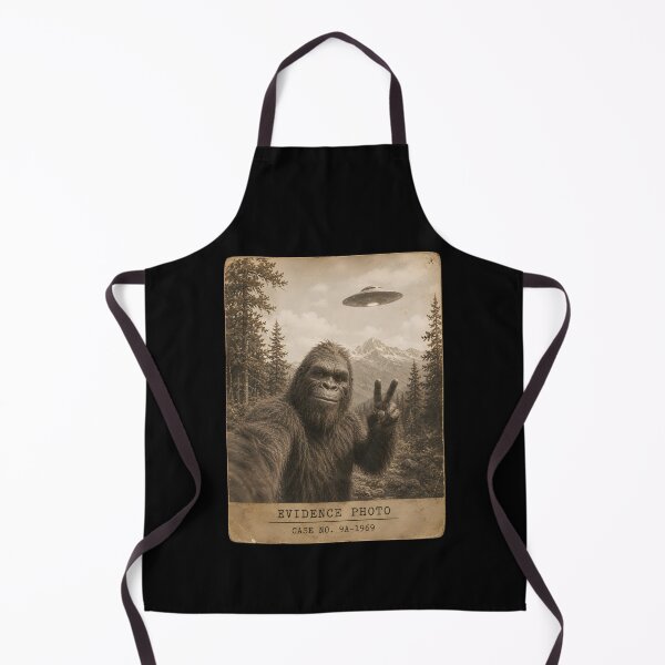 Item preview, Bigfoot Graphic Tee Alien UFO designed and sold by Animavera.