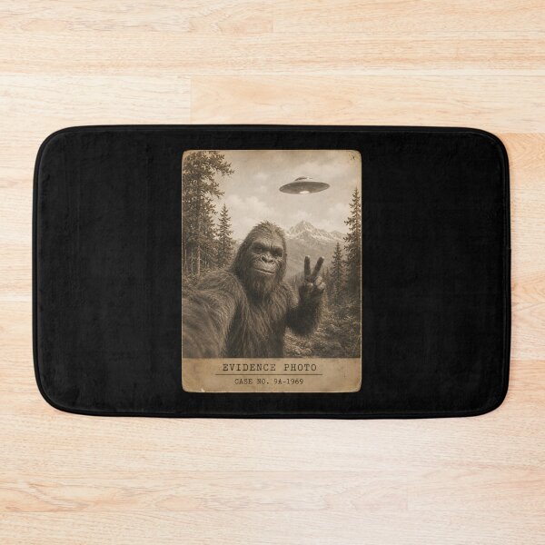 Item preview, Bigfoot Graphic Tee Alien UFO designed and sold by Animavera.
