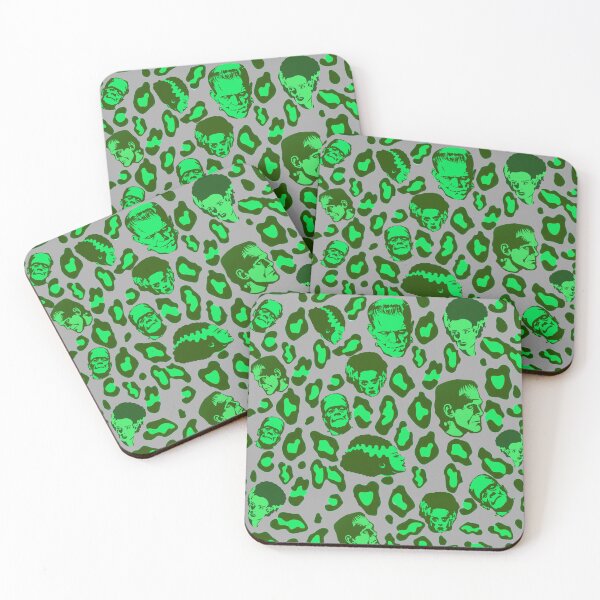 Item preview, Cheetah Print of the Frankensteins on Gray designed and sold by calypso-designs.