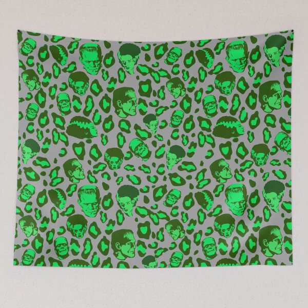 Item preview, Cheetah Print of the Frankensteins on Gray designed and sold by calypso-designs.