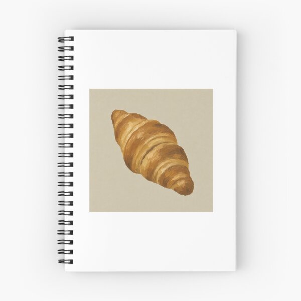 Item preview, Golden Croissant Painting ~ Vintage French Bakery Art designed and sold by Badaabing.