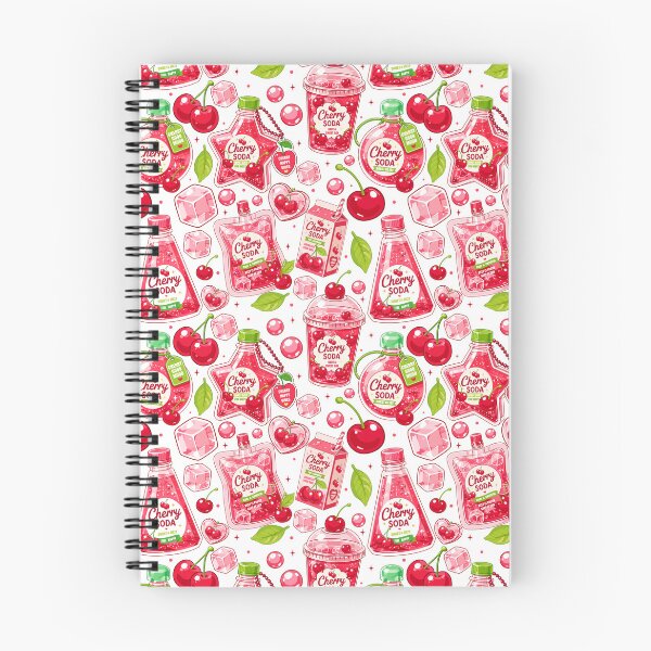 Item preview, Cute Cherry Soda Seamless  designed and sold by KJackArtwork.