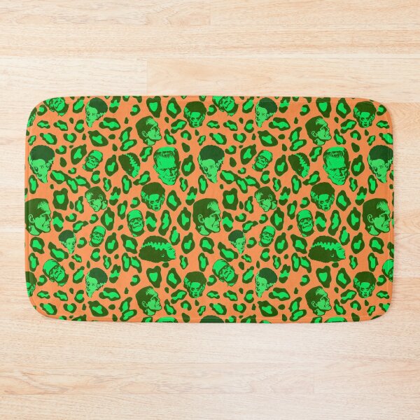 Item preview, Cheetah Print of the Frankensteins on Orange designed and sold by calypso-designs.