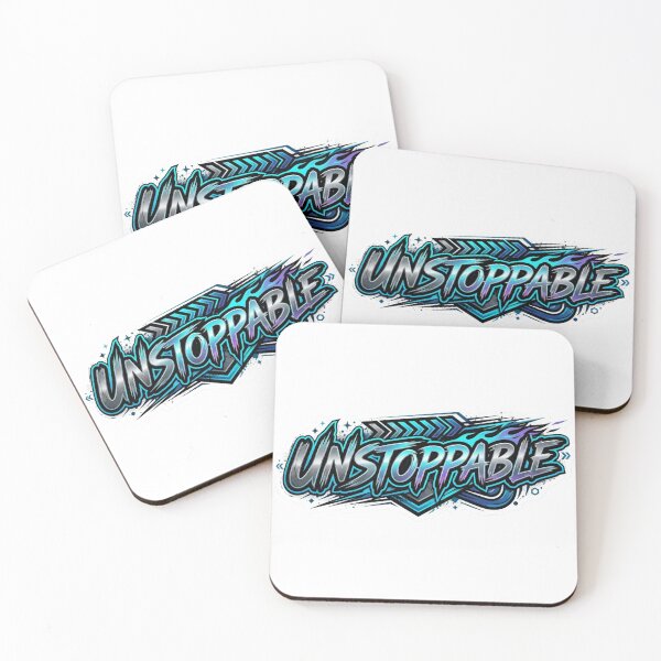 Item preview, UNSTOPPABLE - Electric Blue Graffiti Racing  designed and sold by MR4me.