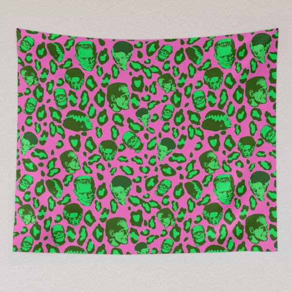Item preview, Cheetah Print of the Frankensteins on Pink designed and sold by calypso-designs.