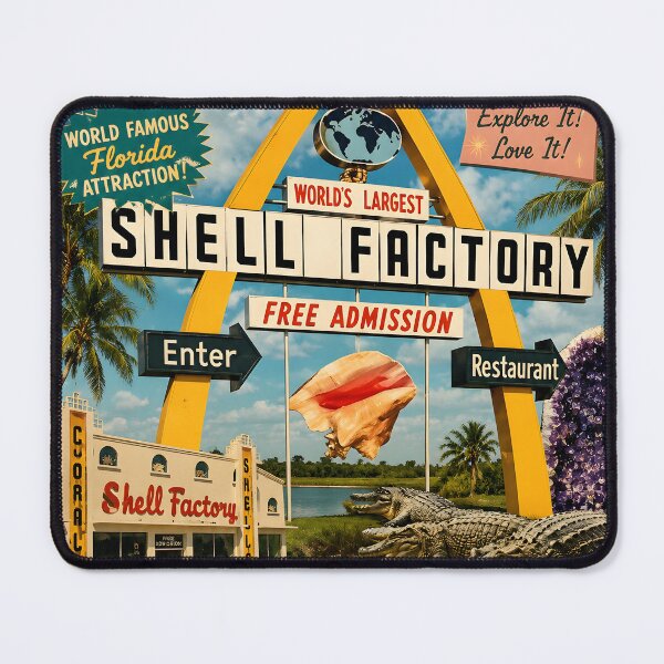 Item preview, The Shell Factory Poster Art designed and sold by Flaunting Florida.