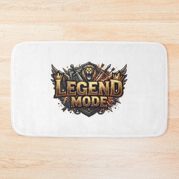 Item preview, LEGEND MODE - Gold Crest Lion & Swords Gaming designed and sold by MR4me.
