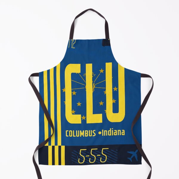 Item preview, Columbus Airport Luggage Tag designed and sold by Fine-Art-Hub.