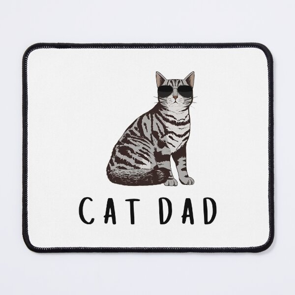 Item preview, Cool Cat Dad Sunglasses Sitting Feline Pet Owner Graphic designed and sold by SoyLamderma.