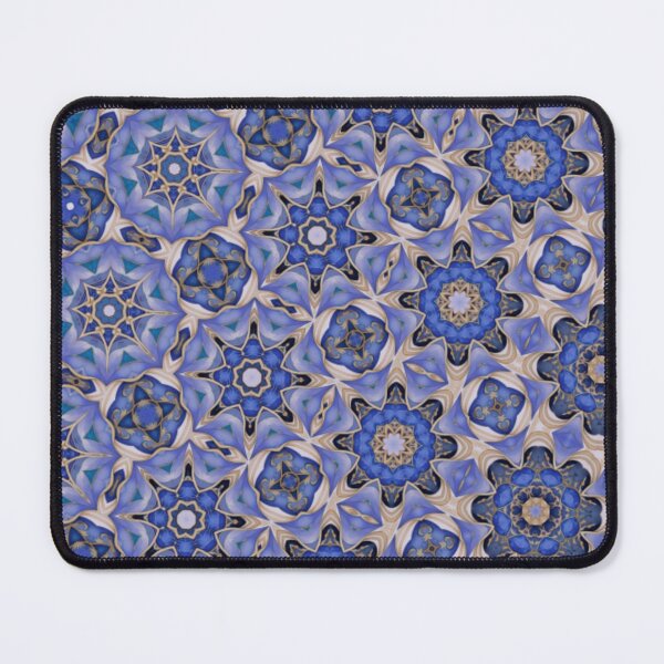 Item preview, Blue Diatoms Pattern designed and sold by Shy Fractal Designs.