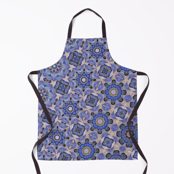 Item preview, Blue Diatoms Pattern designed and sold by Shy Fractal Designs.