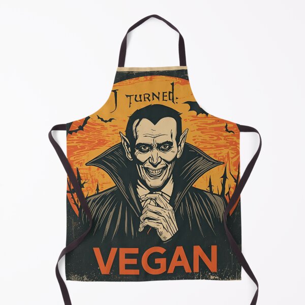 Item preview, Funny Vegan Dracula Poster for Halloween designed and sold by HELLO TIGER.