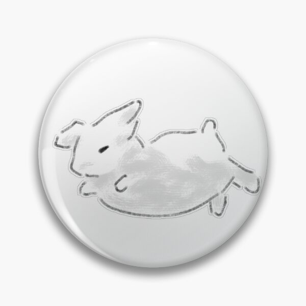 Item preview, Sleepy Little White Bunny Rabbit designed and sold by raun.draw.