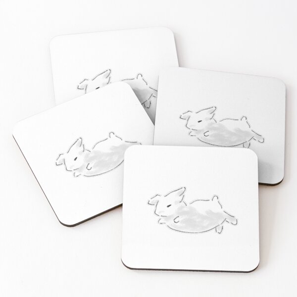 Item preview, Sleepy Little White Bunny Rabbit designed and sold by raun.draw.