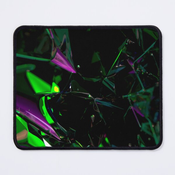 Item preview, Neon Green and Purple Shattered Crystal Macro designed and sold by Harmonic_Layers.