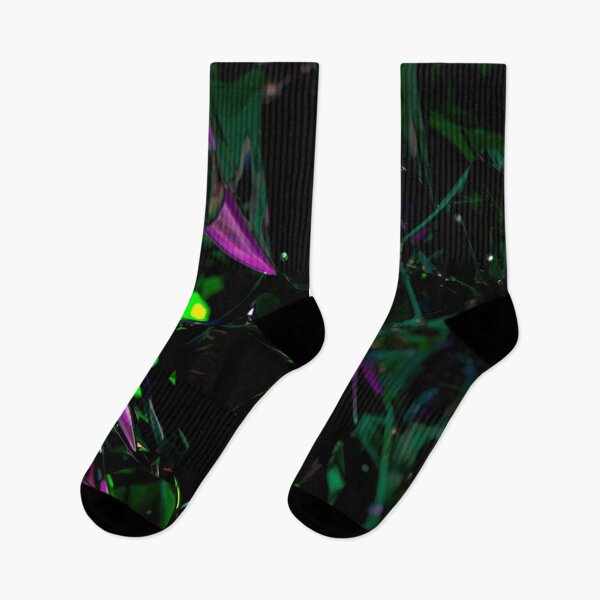 Item preview, Neon Green and Purple Shattered Crystal Macro designed and sold by Harmonic_Layers.