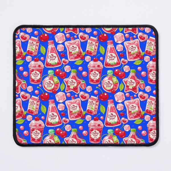 Item preview, Cute Cherry Soda Seamless  designed and sold by KJackArtwork.