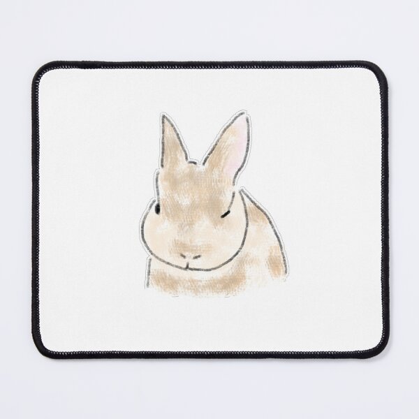 Item preview, Cute Sleepy Beige Bunny Portrait designed and sold by raun.draw.