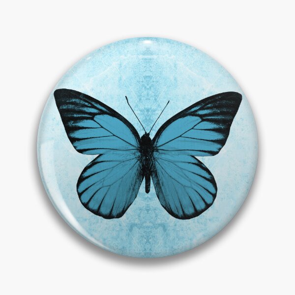 Item preview, Blue Sawtooth Butterfly Wings Spread Specimen Entomology Study designed and sold by Ghoul Enterprises.