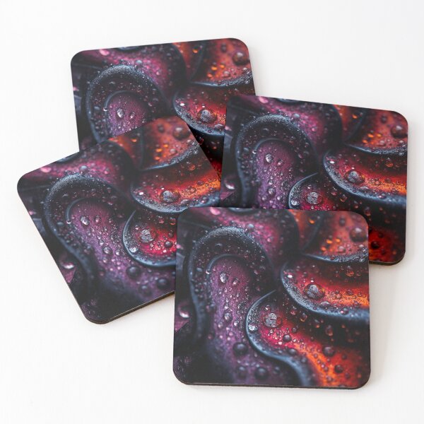 Item preview, Dewy Dark Rose Petals in Crimson and Violet designed and sold by Harmonic_Layers.