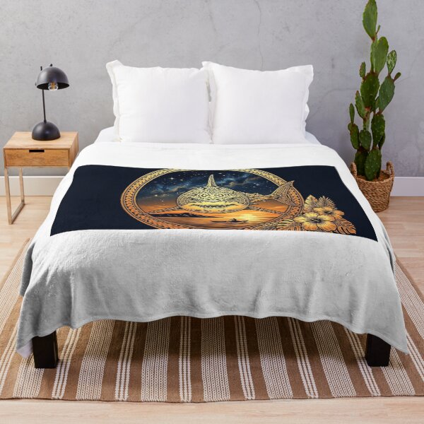 Item preview, Mystic Polynesian Shark — Golden Tatau Art, Ocean Sunset Design designed and sold by Hawaii26.