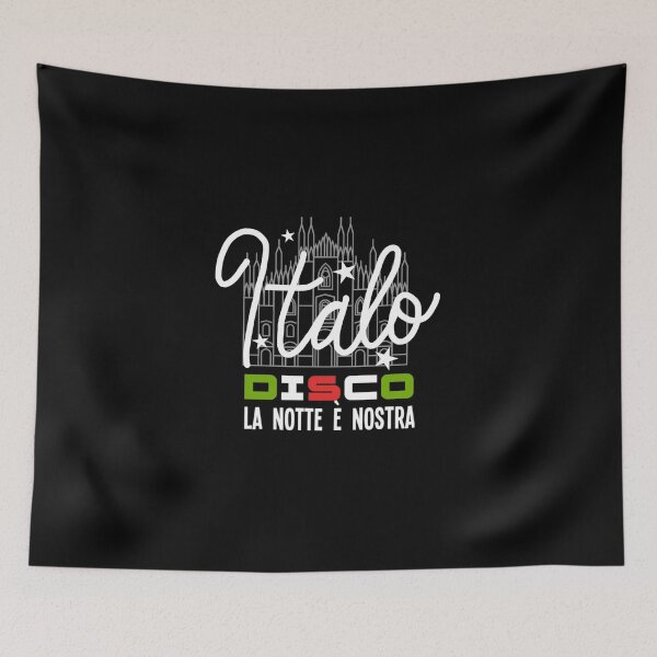 Item preview, Italo Disco | La Notte È Nostra | Milano Duomo | 80s Italian Nightlife designed and sold by Graphroad.