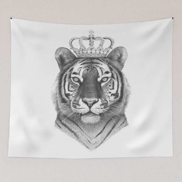 Item preview, The Tiger King designed and sold by Valeriya Korenkova Kodamorkovkart.