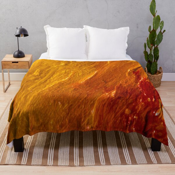 Item preview, Golden Yellow and Rust Orange Impasto Texture designed and sold by Harmonic_Layers.