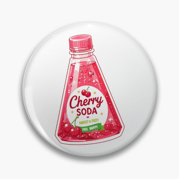 Item preview, Cute Cherry Soda Clipart PNG designed and sold by KJackArtwork.
