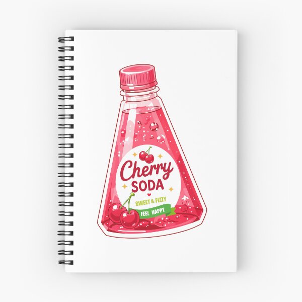 Item preview, Cute Cherry Soda Clipart PNG designed and sold by KJackArtwork.