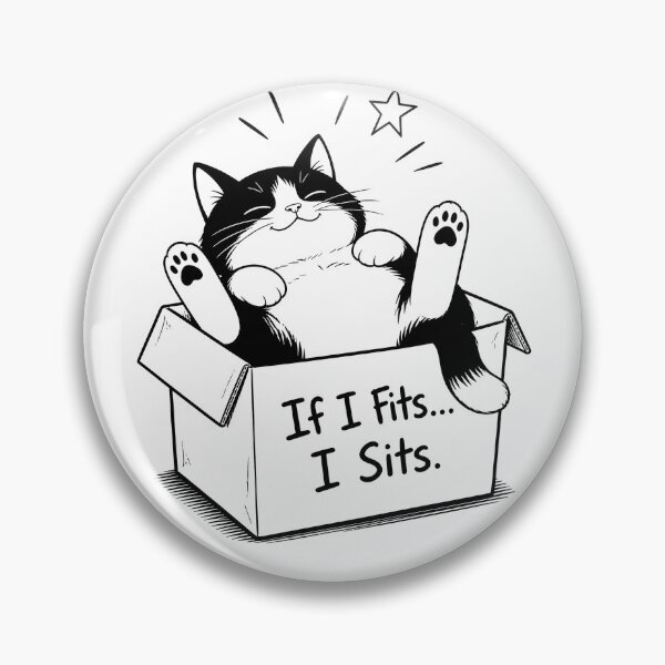 Item preview, If I Fits... I Sits. designed and sold by Birdie and Flynn.