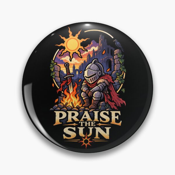 Item preview, Fantasy Bonfire Knight - Warrior at Sunset designed and sold by Rosteri.