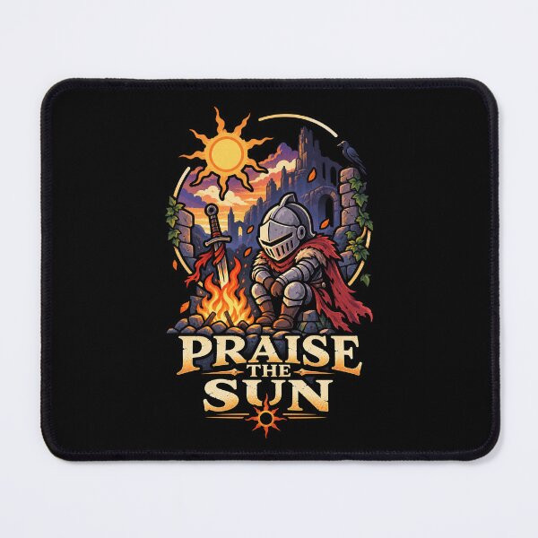 Item preview, Fantasy Bonfire Knight - Warrior at Sunset designed and sold by Rosteri.