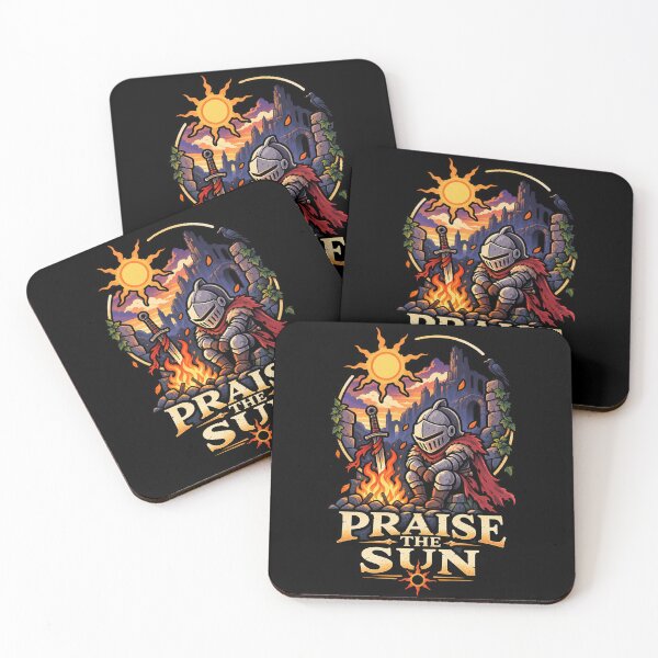 Item preview, Fantasy Bonfire Knight - Warrior at Sunset designed and sold by Rosteri.