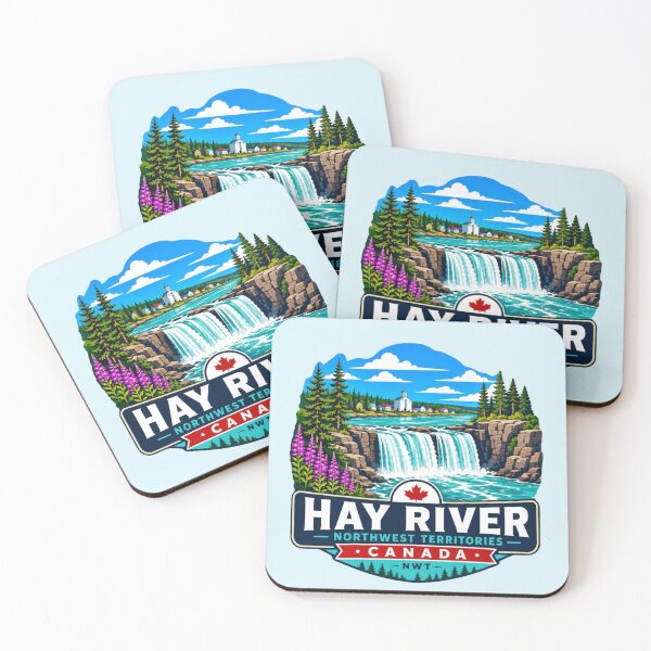 Item preview, Hay River, Canada - Northwest Territories Waterfall  designed and sold by Myra365Art.