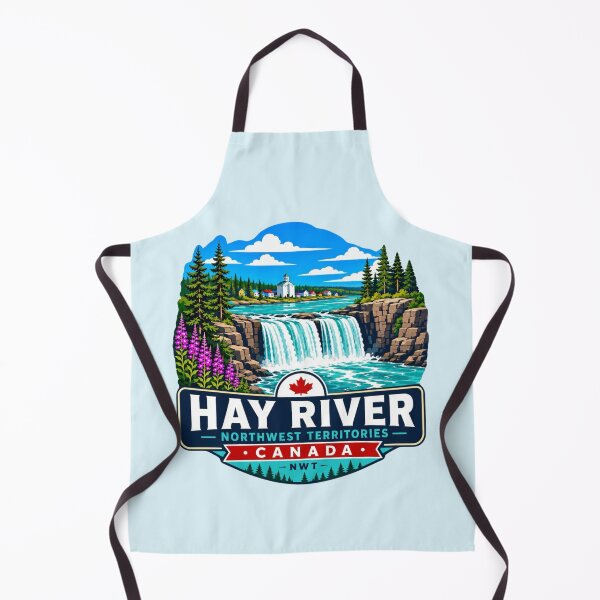 Item preview, Hay River, Canada - Northwest Territories Waterfall  designed and sold by Myra365Art.