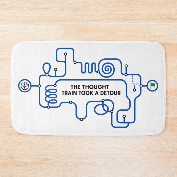 Item preview, The Thought Train Took a Detour Meme designed and sold by NextLevelThread.