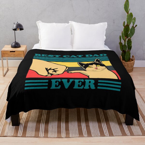 Item preview, Best Cat Dad Ever Fist Bump Retro Style designed and sold by SoyLamderma.