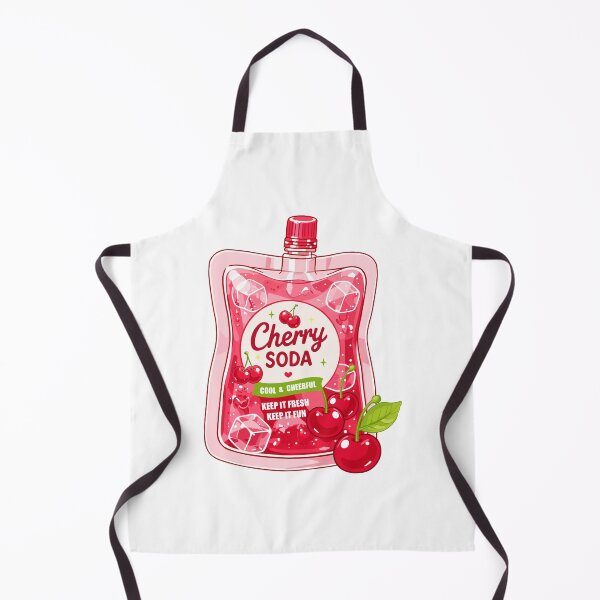 Item preview, Cute Cherry Soda Clipart PNG designed and sold by KJackArtwork.