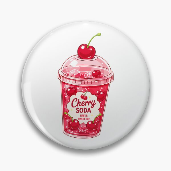 Item preview, Cute Cherry Soda Clipart PNG designed and sold by KJackArtwork.