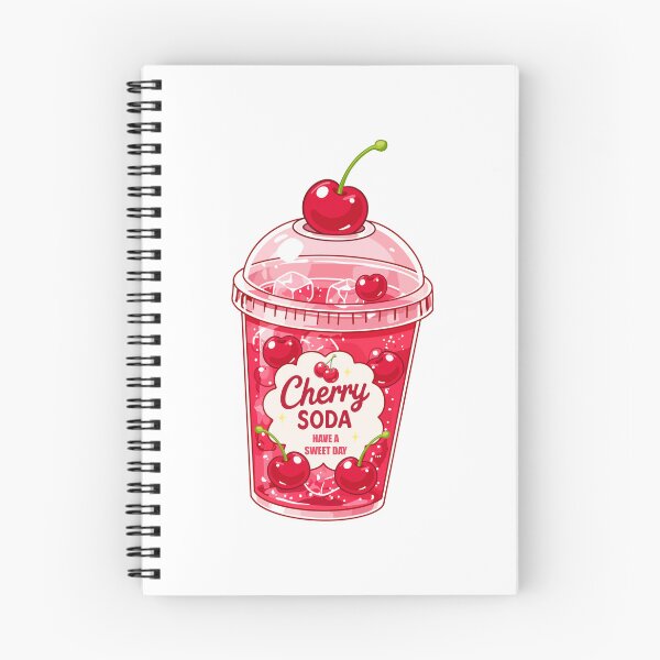Item preview, Cute Cherry Soda Clipart PNG designed and sold by KJackArtwork.