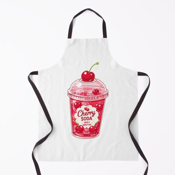Item preview, Cute Cherry Soda Clipart PNG designed and sold by KJackArtwork.