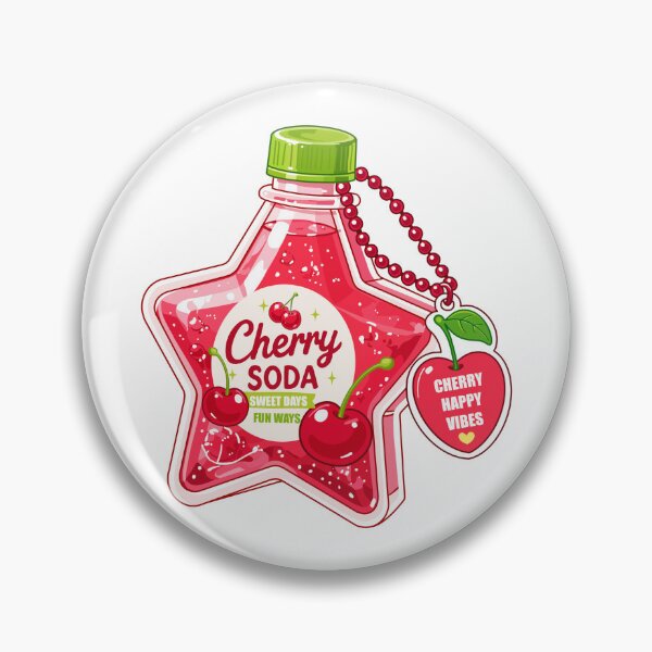 Item preview, Cute Cherry Soda Clipart PNG designed and sold by KJackArtwork.