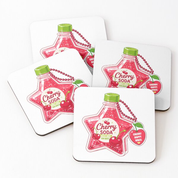 Item preview, Cute Cherry Soda Clipart PNG designed and sold by KJackArtwork.