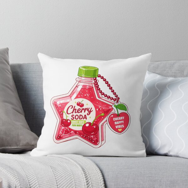 Item preview, Cute Cherry Soda Clipart PNG designed and sold by KJackArtwork.