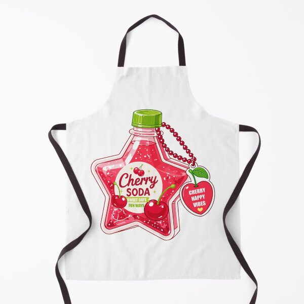 Item preview, Cute Cherry Soda Clipart PNG designed and sold by KJackArtwork.